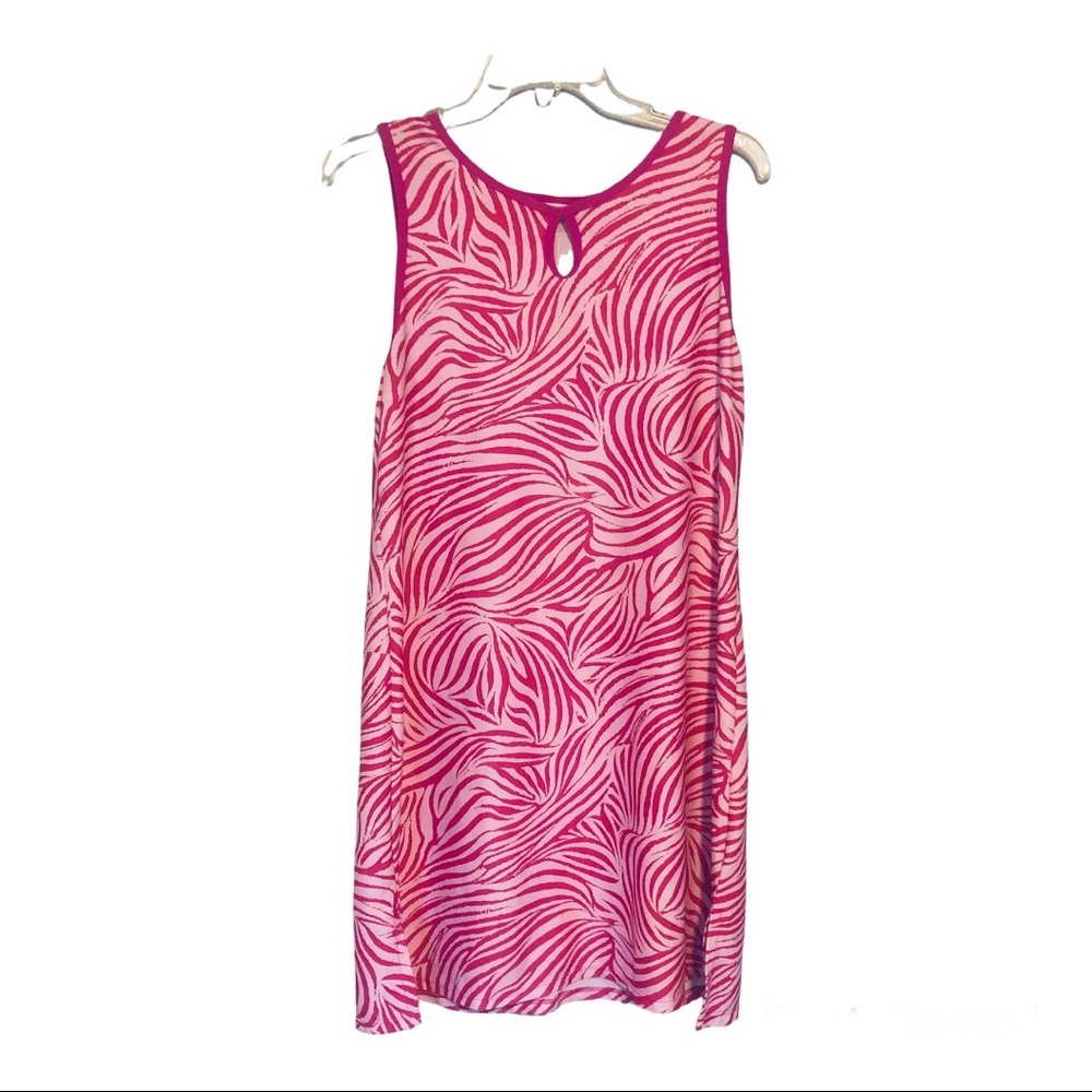 Nuu Muu Athleisure Fitness Dress Pink Zebra Print
